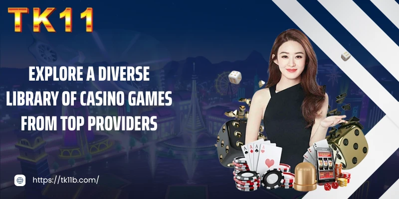 Explore a diverse library of casino games from top providers